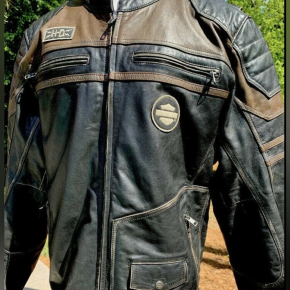 Harley Davidson The Hard Mile Lether Jacket - Picture 3 of 3